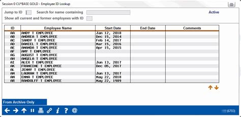EMPLOYEE ID LOOKUP TOOL .